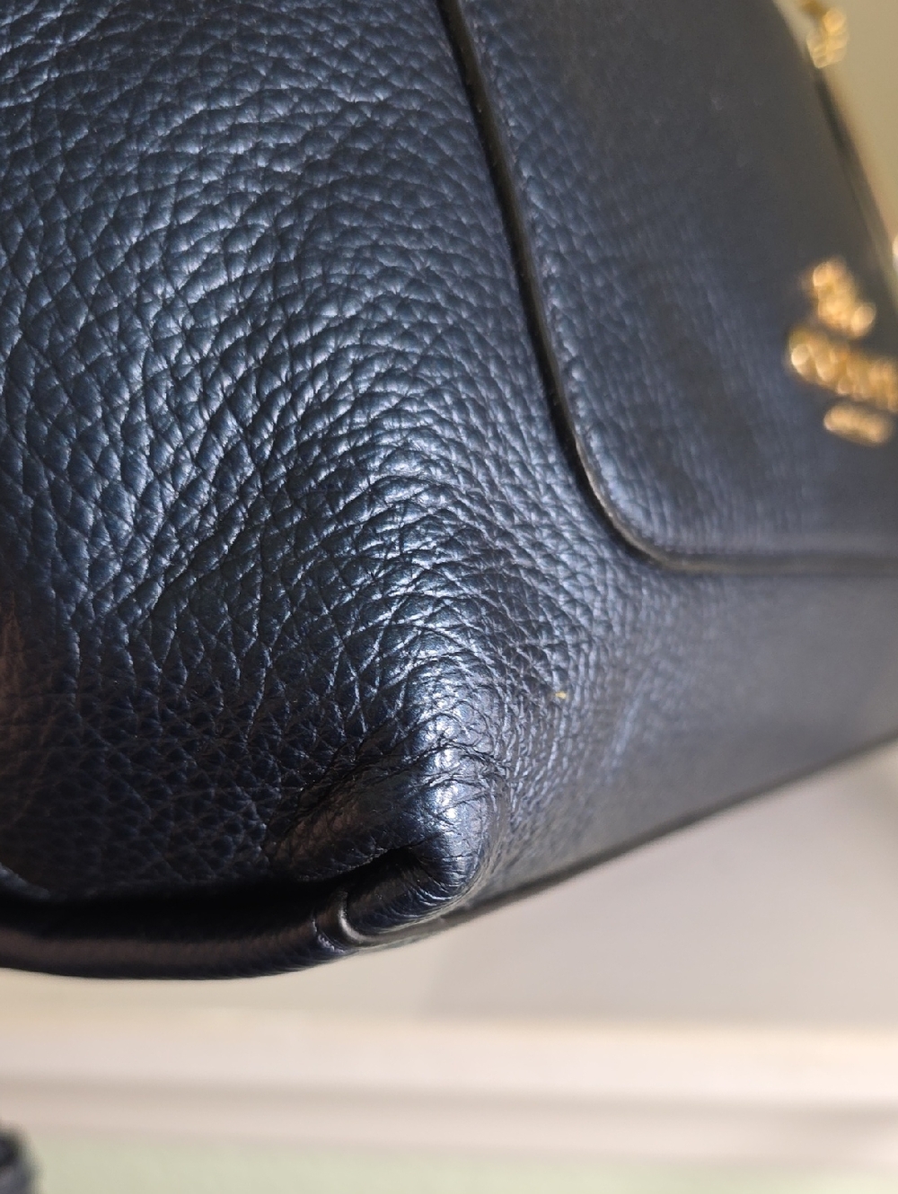 COACH F38877 Mini Emma Satchel/Crossbody In Metallic Navy NWOT - Picture 14 of 17